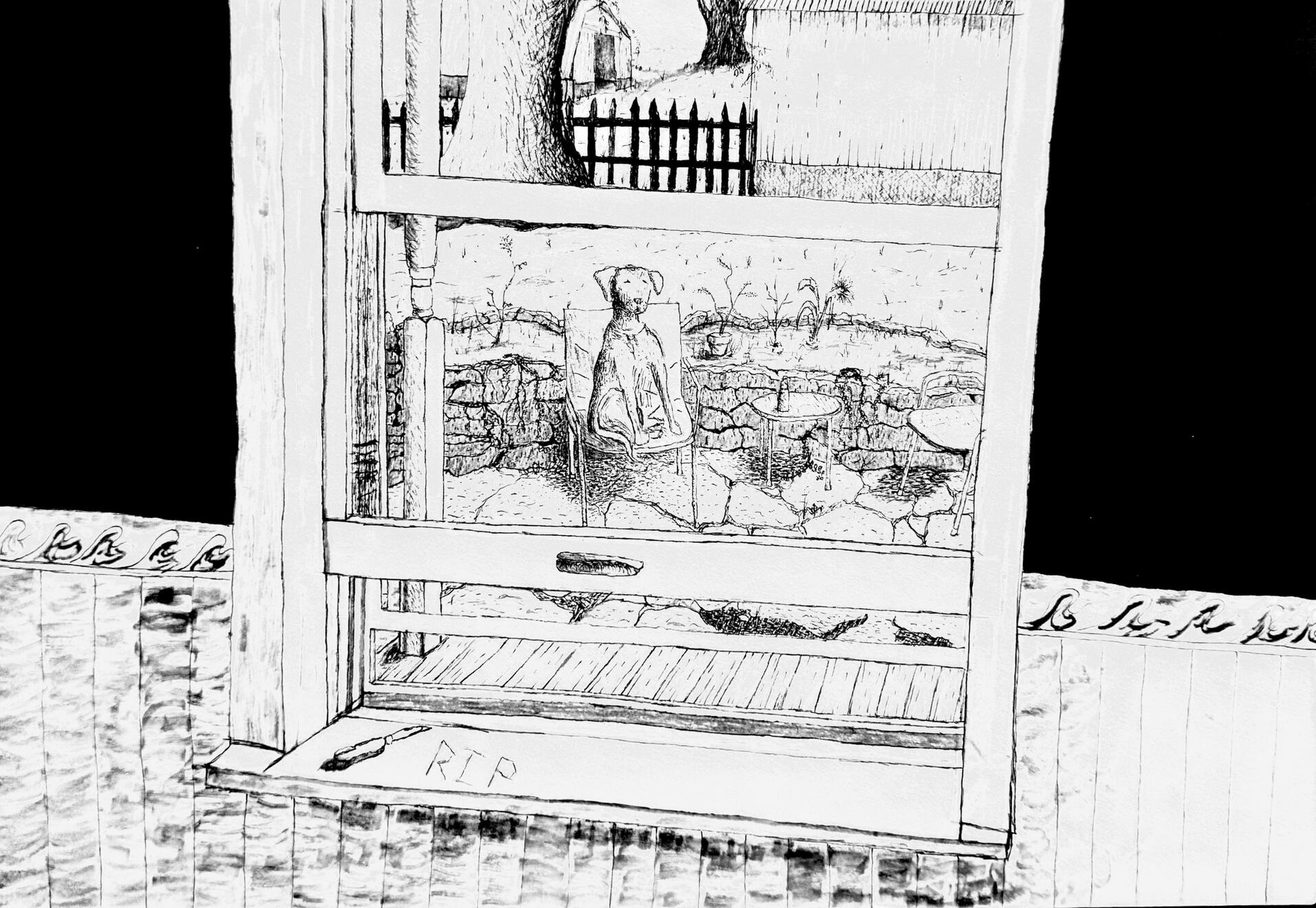 Molly, 2016 - Ink Drawing