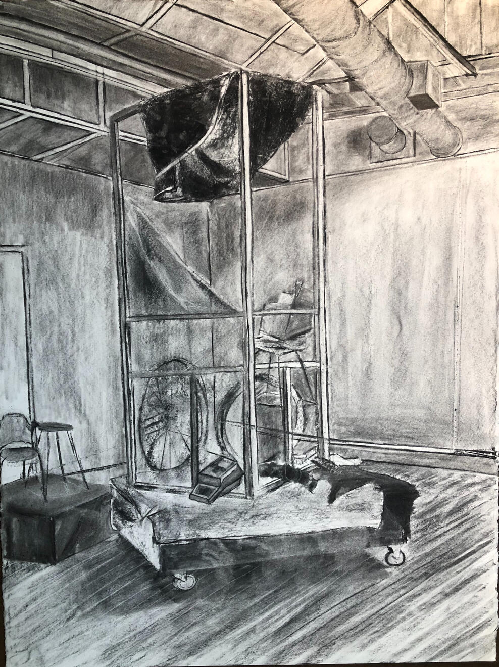Studio - Charcoal Drawing